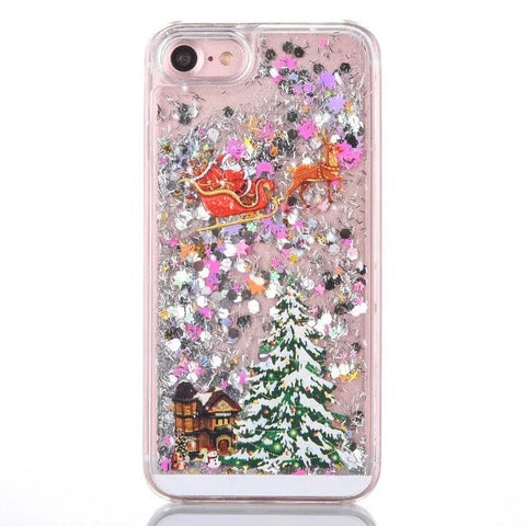 Christmas Glitter iPhone Covers